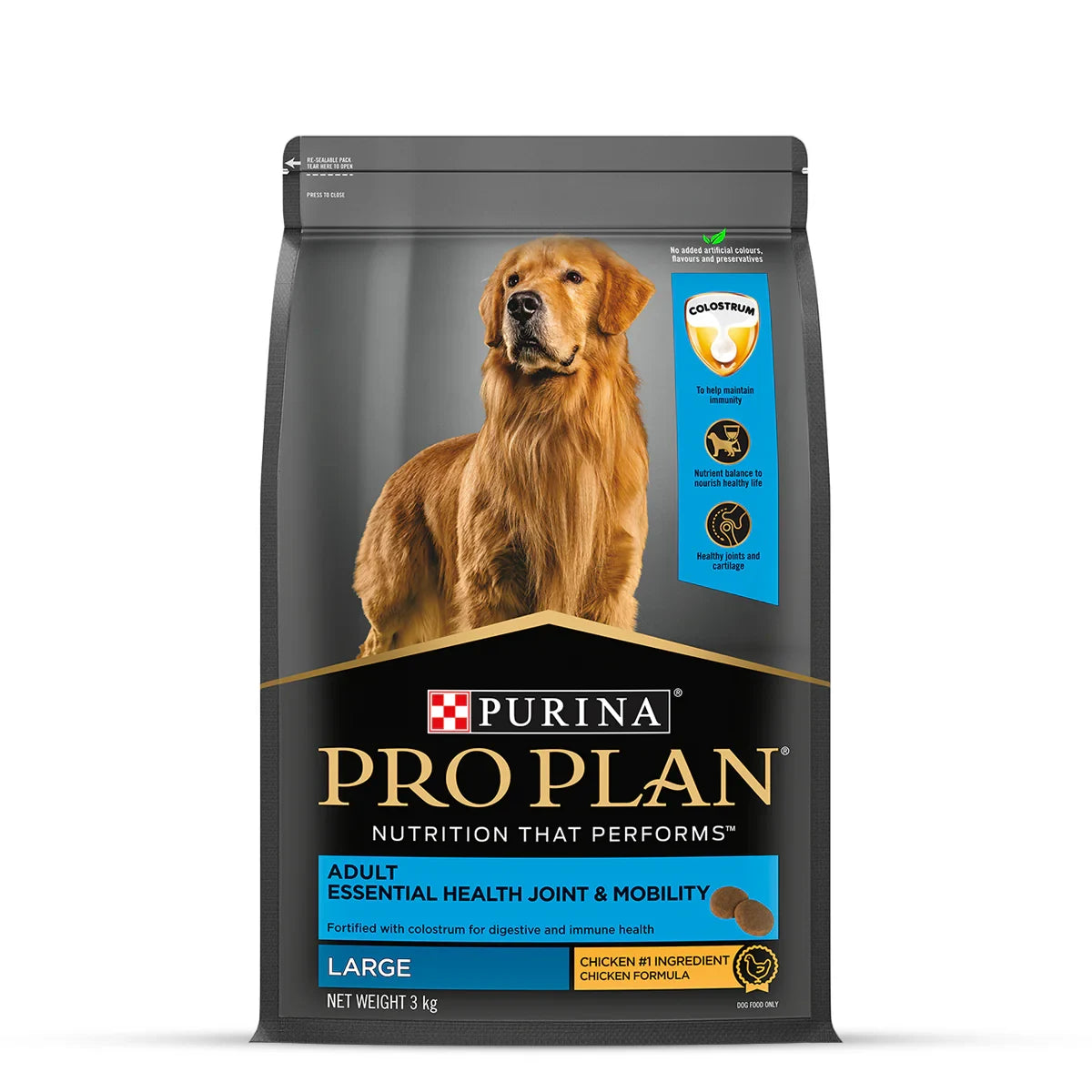 PURINA PRO PLAN Large Breed Adult Dry Dog Food - 3kg - Zigly