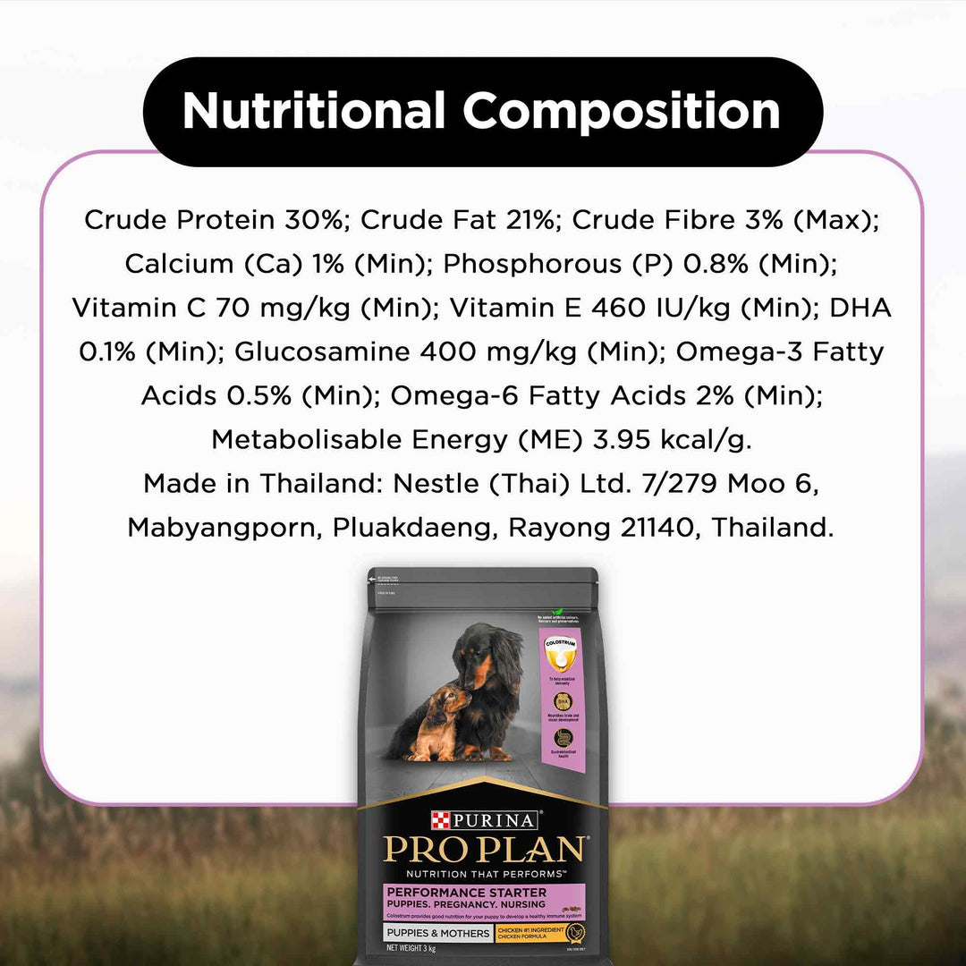 PURINA PRO PLAN Puppy Food Starter Kit - 3kg - Zigly