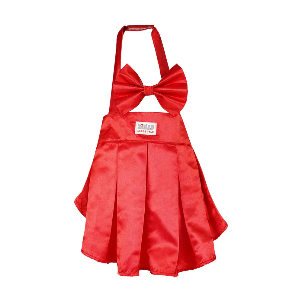 ZL Sassy Scarlet Frock Dog Dress - Zigly