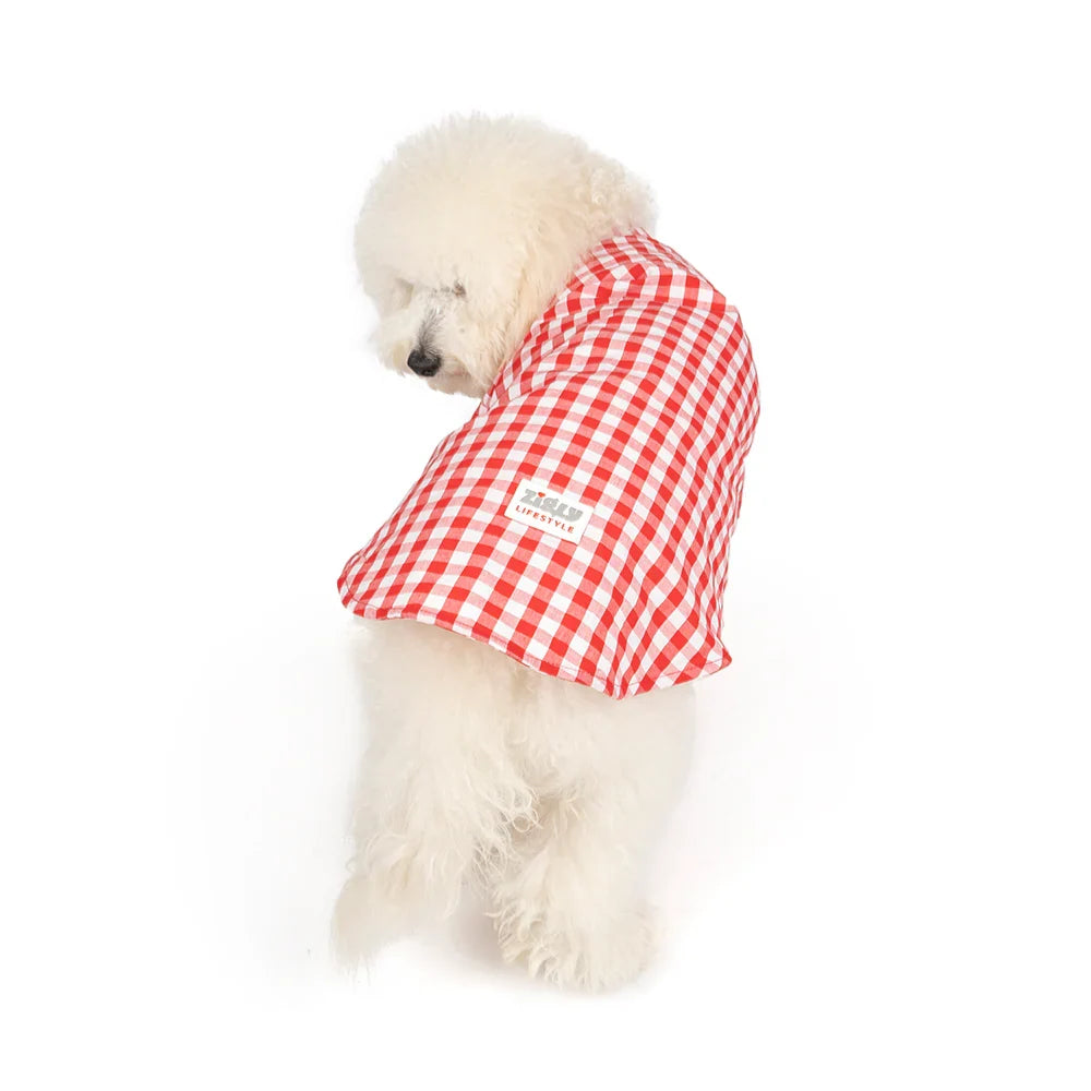ZL Gingham Glam Dog Shirt - Zigly