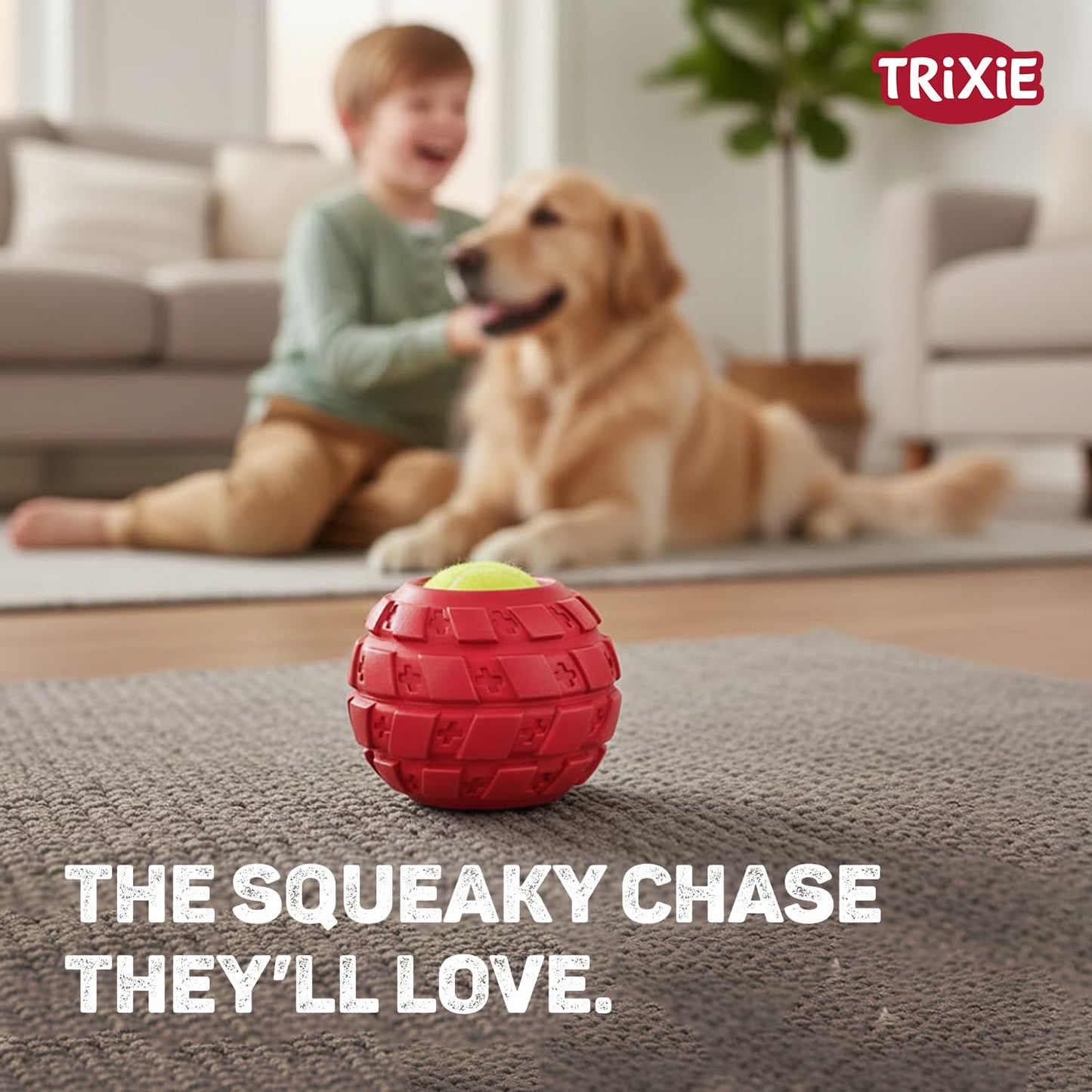 Trixie Tennisball In Tyre Dog Toy