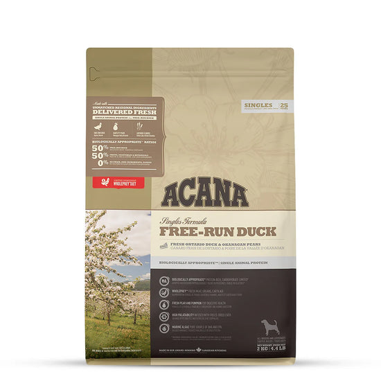 Acana Free Range Duck Dry Adult Dog Food - All Breeds - Zigly