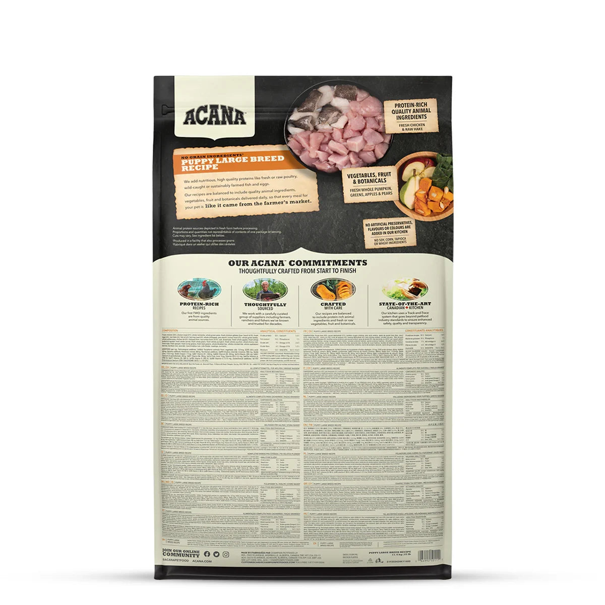 Acana Puppy Large Breed Dry Dog Food - Zigly