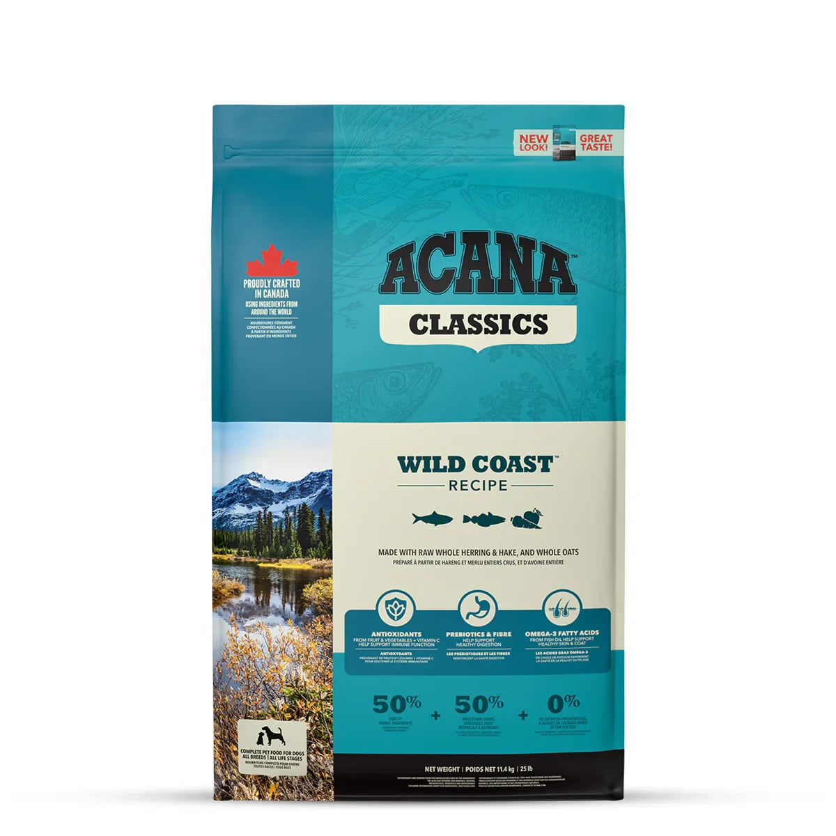 Acana Classic Wild Coast Dry Dog Food - All Breed & Life Stages - Zigly
