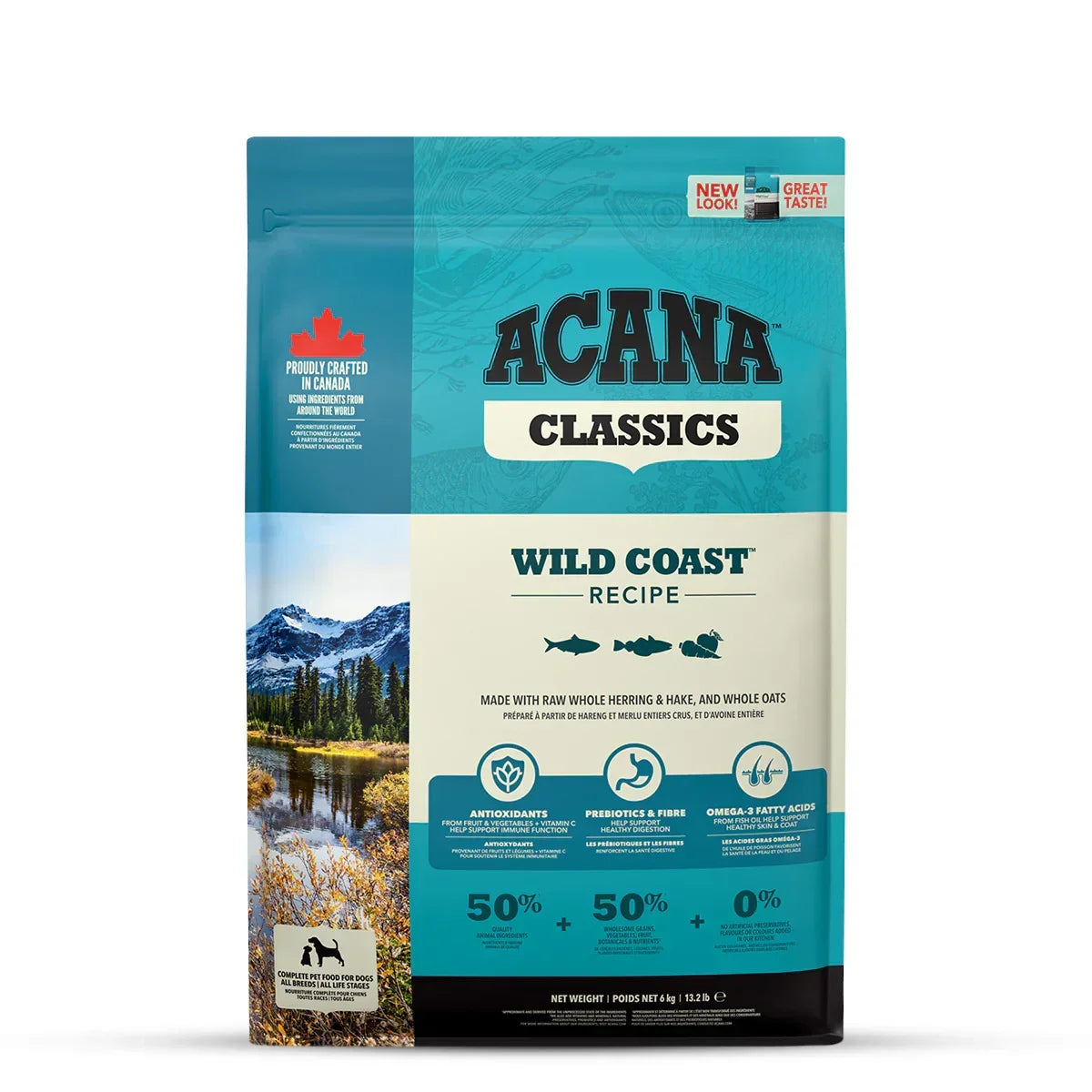 Acana Classic Wild Coast Dry Dog Food - All Breed & Life Stages - Zigly