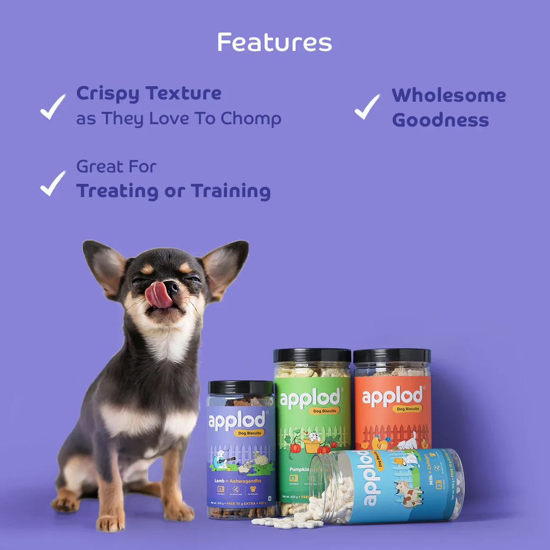 Applod Lamb Dog Biscuit With Ashwagandha - Zigly