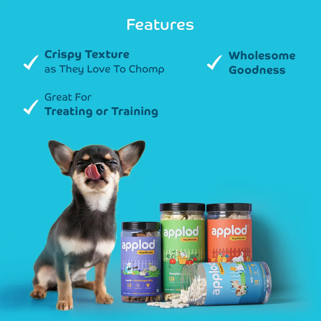 Applod Milk Puppy Biscuit With Collagen - Zigly
