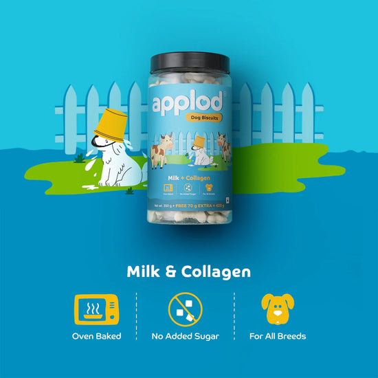 Applod Milk Puppy Biscuit With Collagen - Zigly