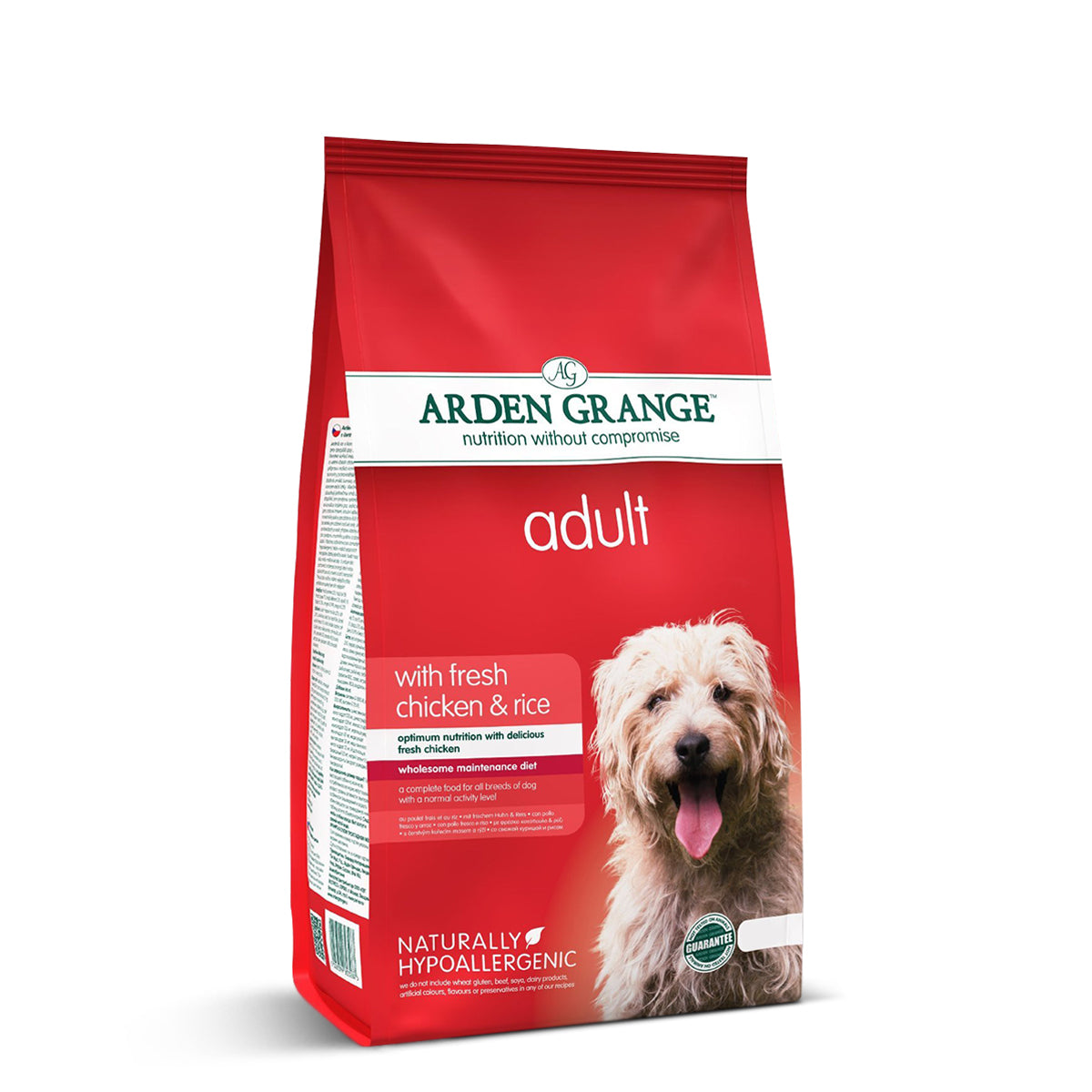 Arden Grange Chicken & Rice Dry Dog Food - All Breeds Adult - Zigly