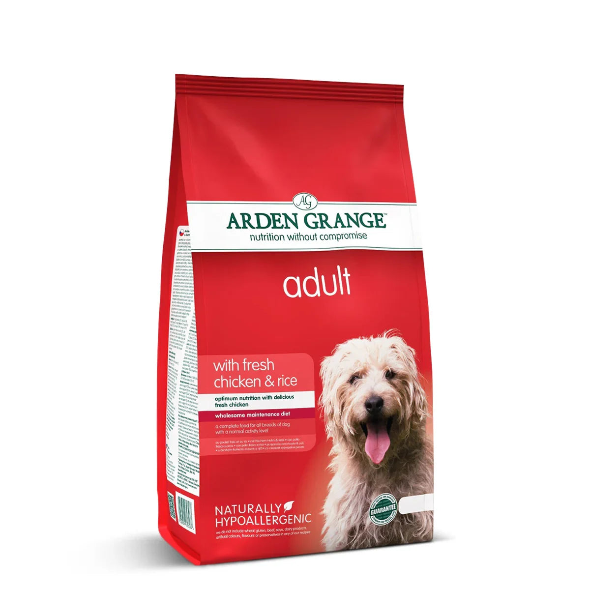 Arden Grange Chicken & Rice Dry Dog Food - All Breeds Adult - Zigly