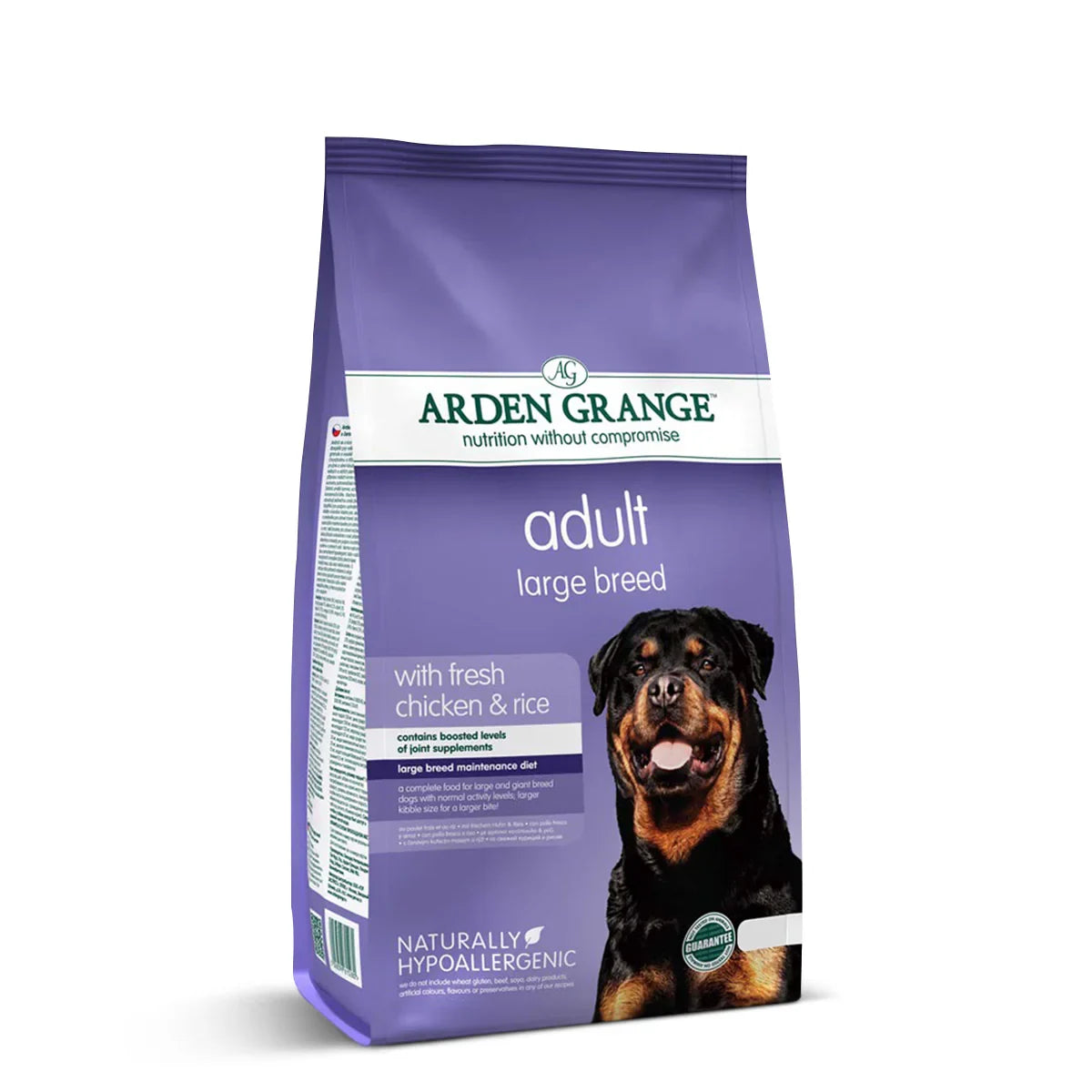 Arden Grange Fresh Chicken & Rice Dry Dog Food - Large Breed Adult - Zigly