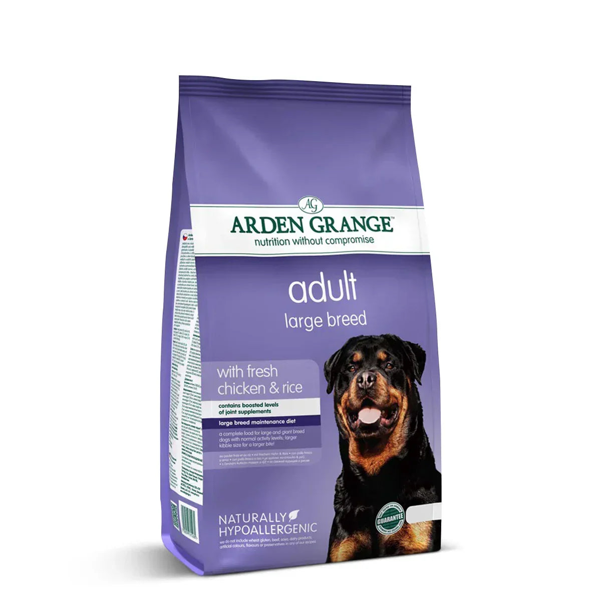 Arden Grange Fresh Chicken & Rice Dry Dog Food - Large Breed Adult - Zigly