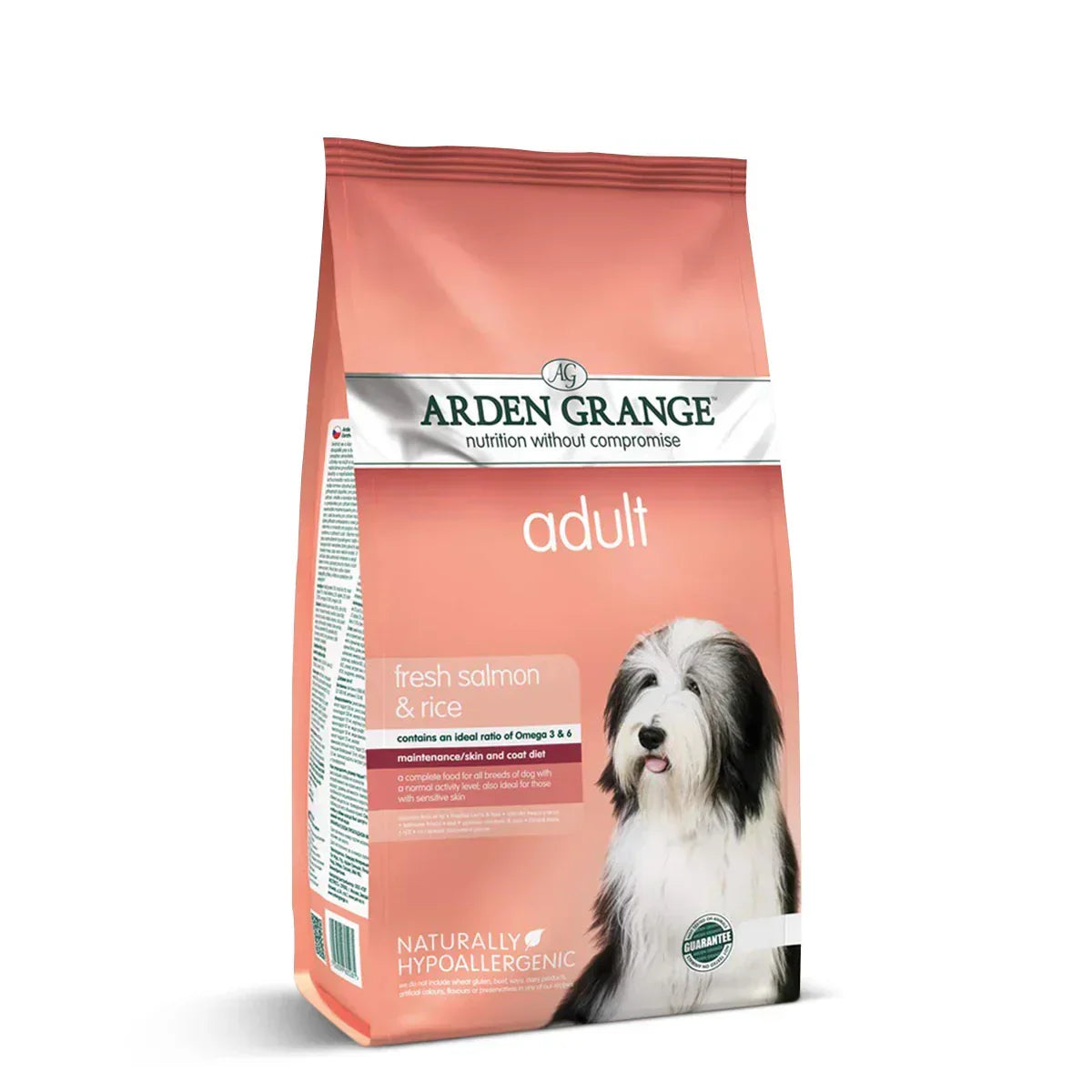Arden Grange Grain Free Salmon & Rice Adult Dry Dog Food - All Breeds - Zigly