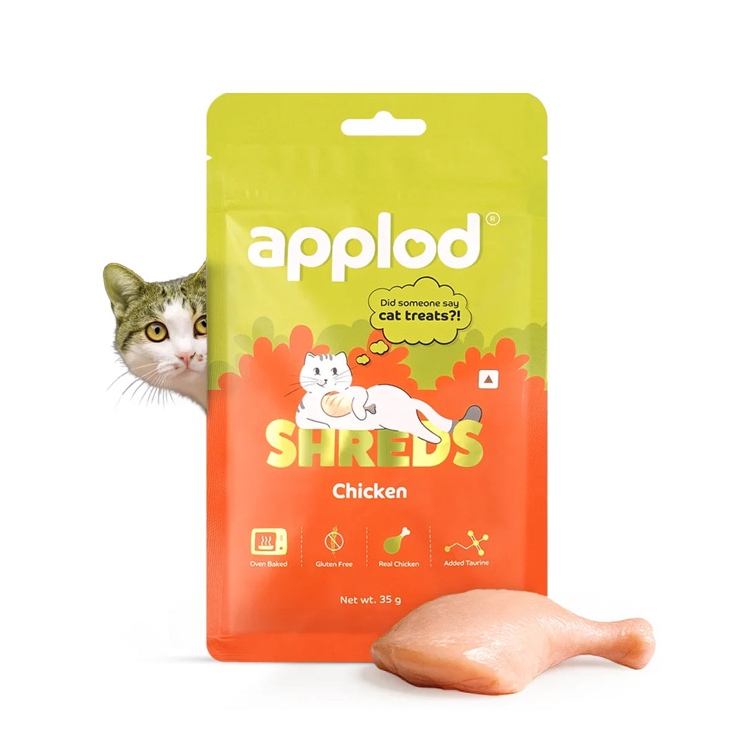 Applod Chicken Shreds Soft Cat Treat - 35g - Zigly