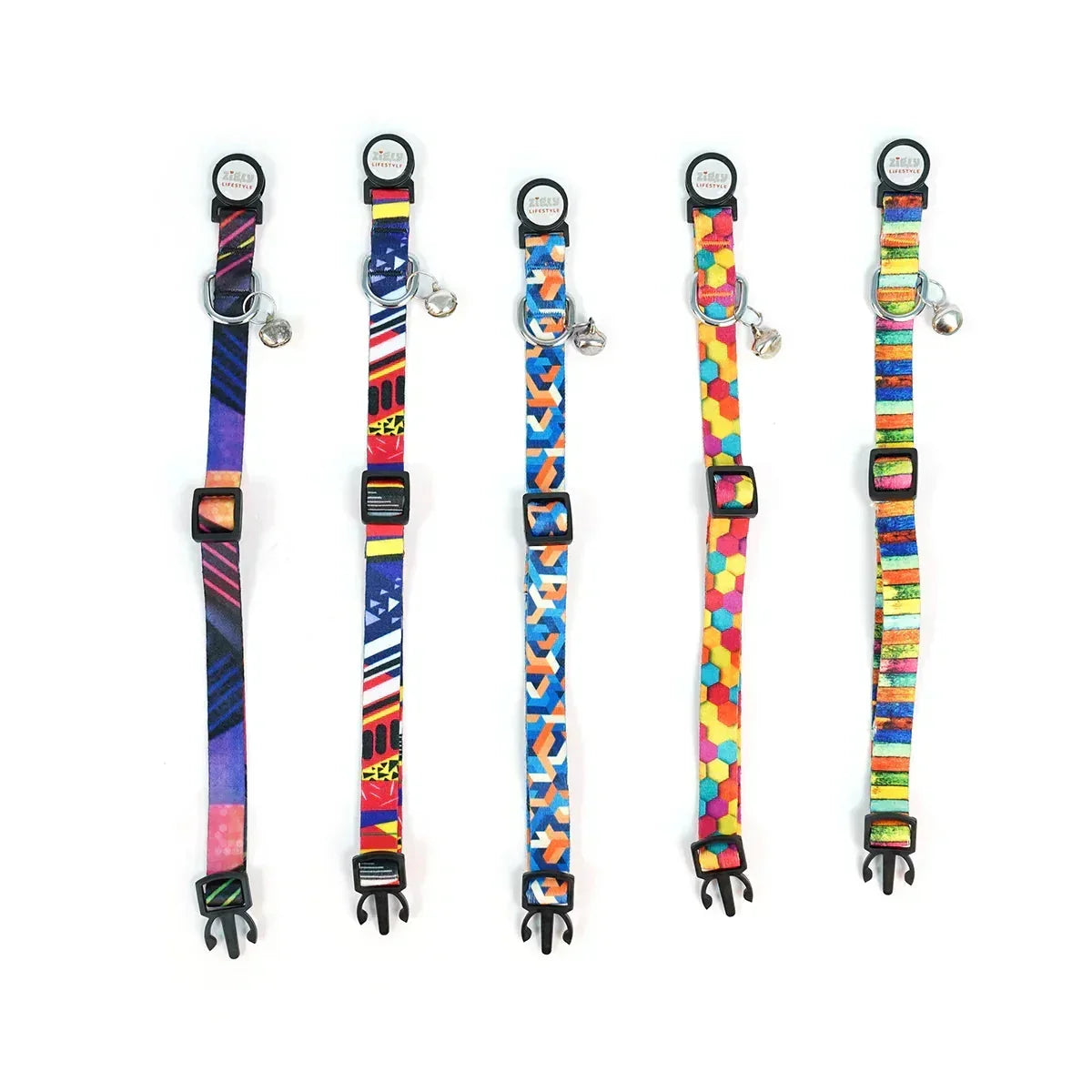 ZL Rainbow Cat Collar with Bell - Zigly