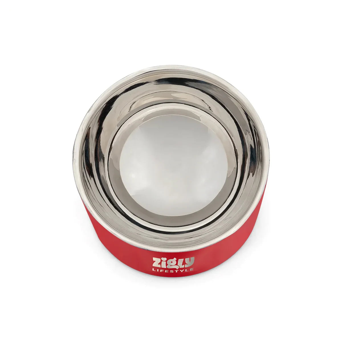 ZL Ultimate Double Walled Cat Bowl  Red  - Zigly
