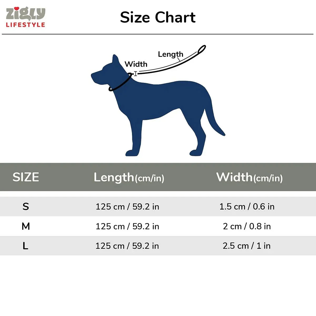 ZL Doodle Dog Leash - Blue