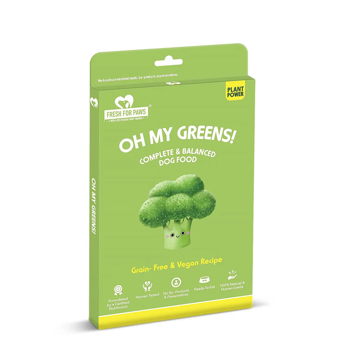 Fresh For Paws Oh My Green Wet Dog Food - All Breed Adult - Zigly