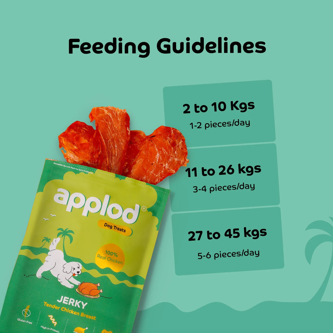 Applod Tender Chicken Breast Dog Treats- 50g - Zigly
