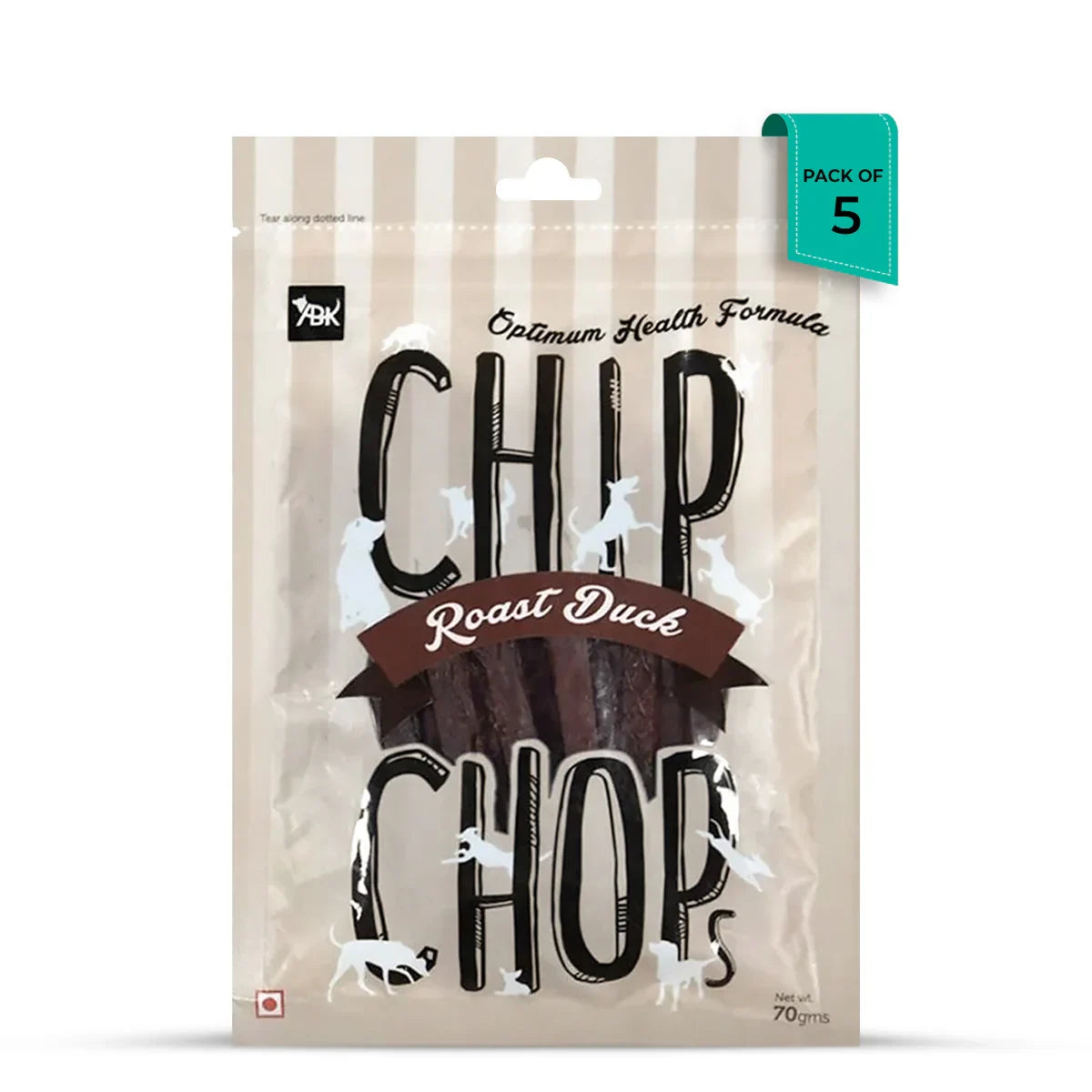 Chip Chops Roast Duck Strips Dog Meaty Treat - 70g - Zigly