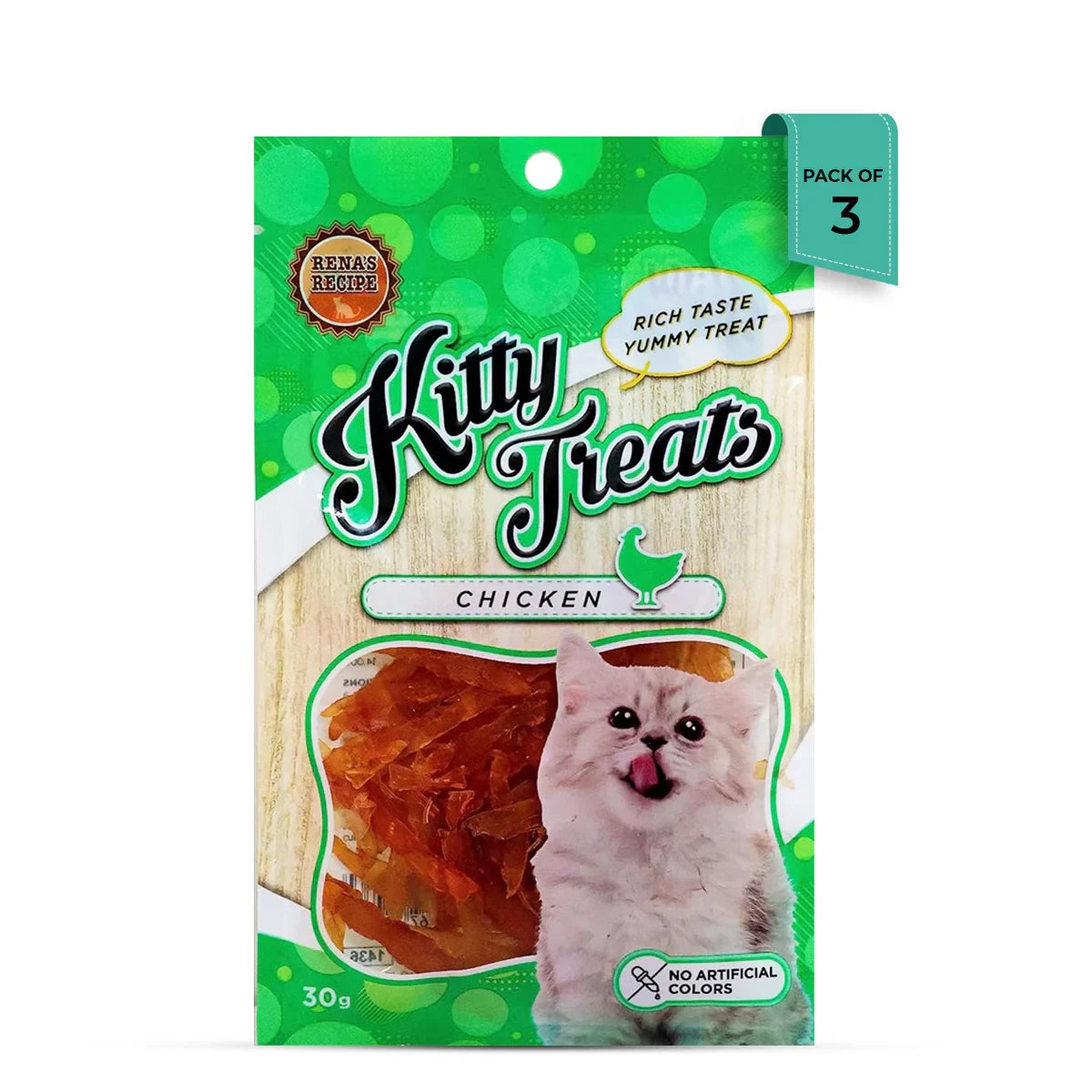 Neko Cat Soft Chicken Jerky Sliced Cat Meaty Treat - 30g - Zigly