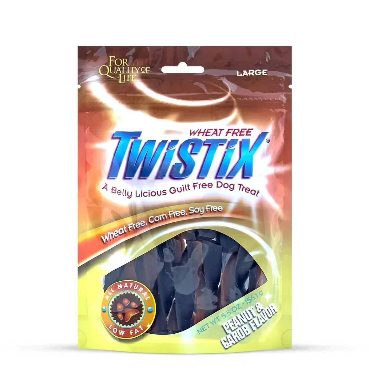 NPIC Twistix Peanut & Carob Flavor Dog Dental Treat - 156g - Zigly
