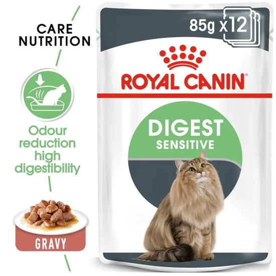 Royal Canin Digest Sensitive Wet Cat Food - All Breed Adult - 85g - Zigly