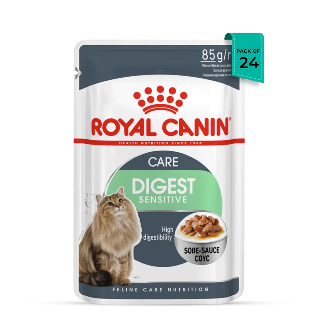 Royal Canin Digest Sensitive Wet Cat Food - All Breed Adult - 85g - Zigly