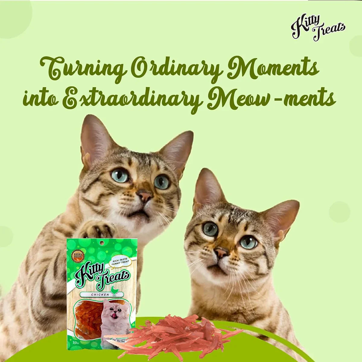 Neko Cat Soft Chicken Jerky Sliced Cat Meaty Treat - 30g - Zigly