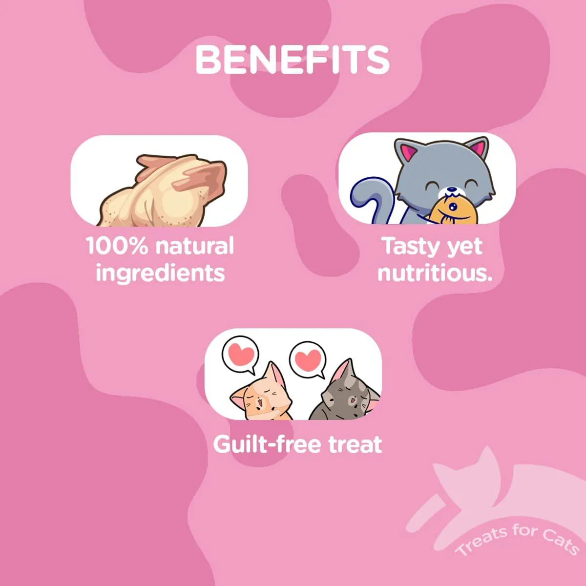 Neko Cat Chicken & Salmon Cubes Cat Meaty Treat - 80g - Zigly