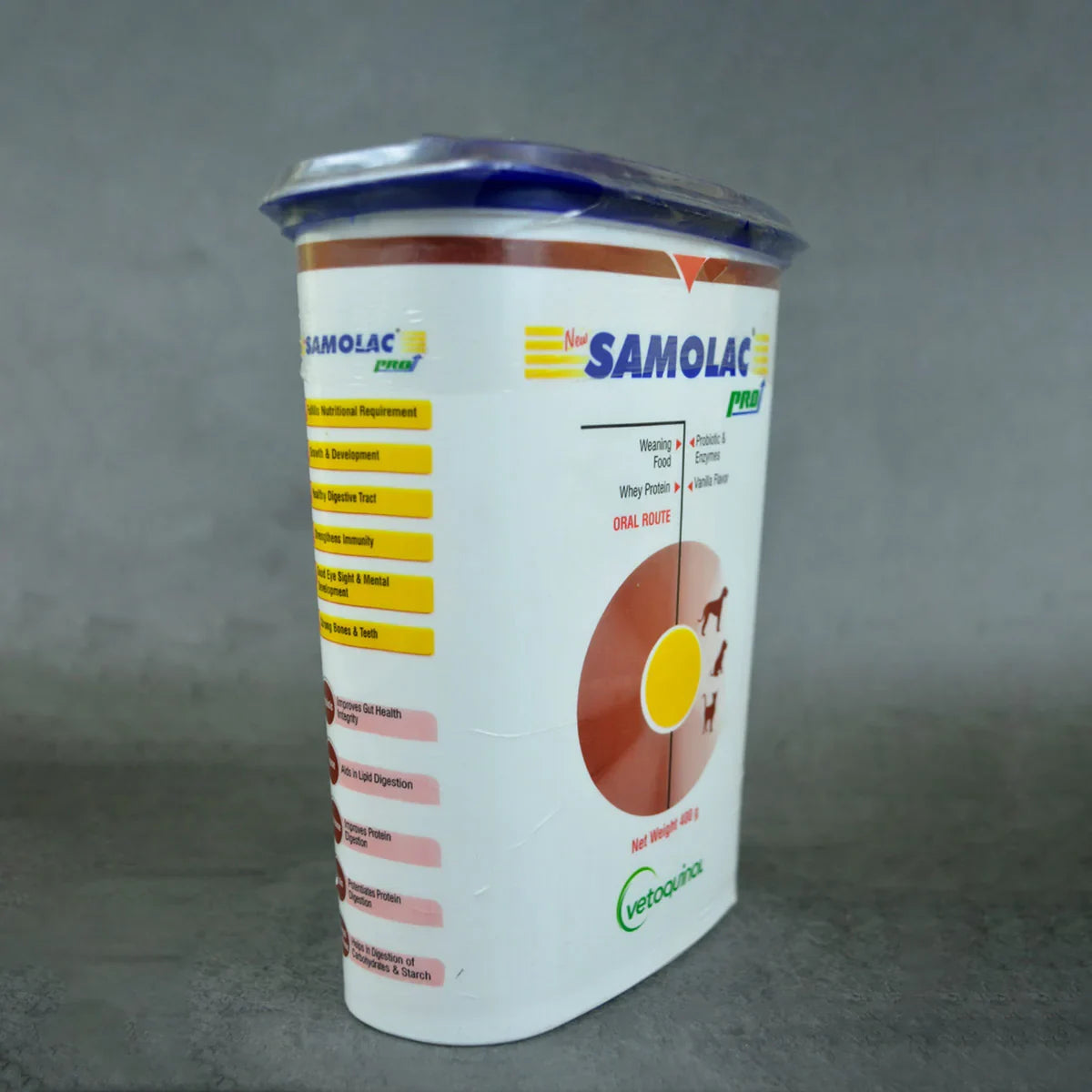 Vetoquinol Samolac Pro Puppy Weaning Food - 400g - Zigly
