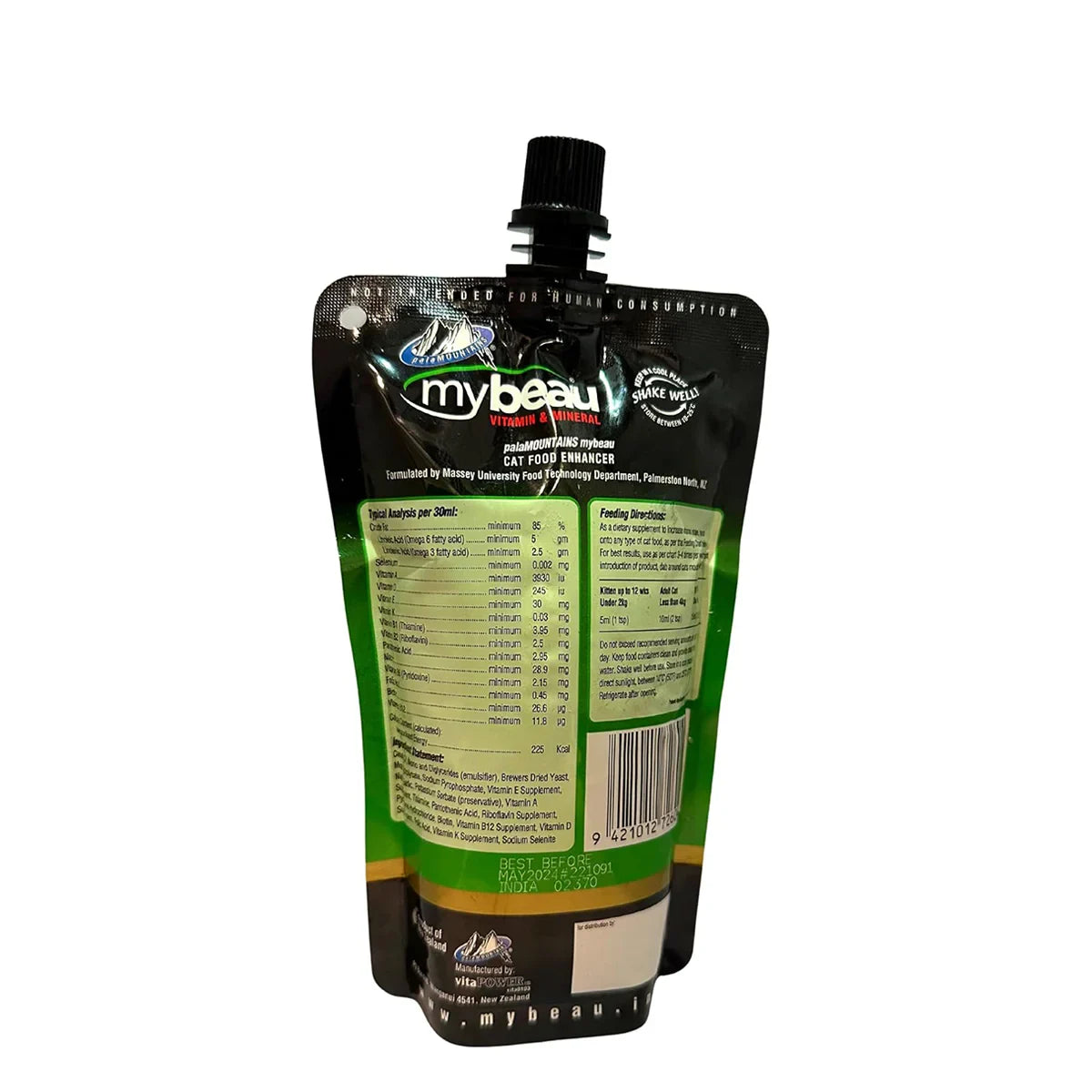 Palamountains My Beau Vitamin & Mineral Supplement for Cats - 300-ml - Zigly