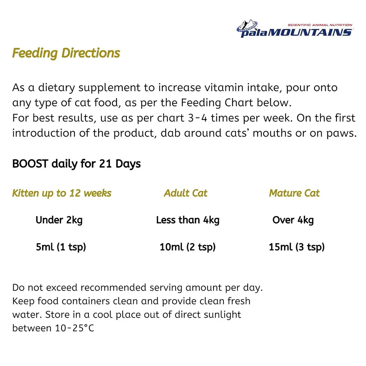 Palamountains My Beau Vitamin & Mineral Supplement for Cats - 300-ml - Zigly