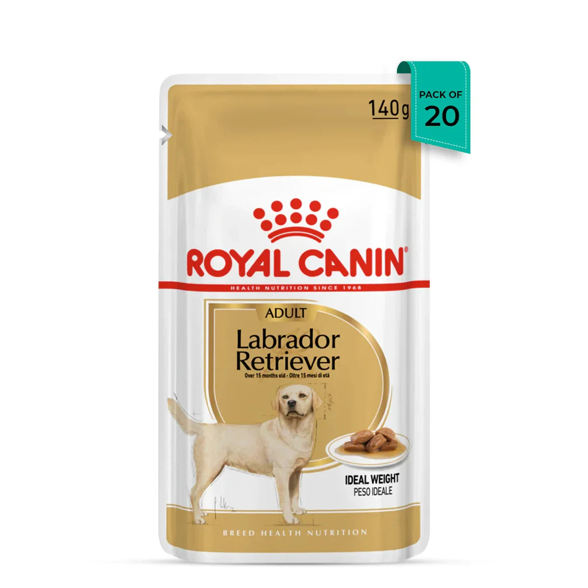Royal Canin Labrador Retriever Adult Wet Dog Food - 140g - Zigly
