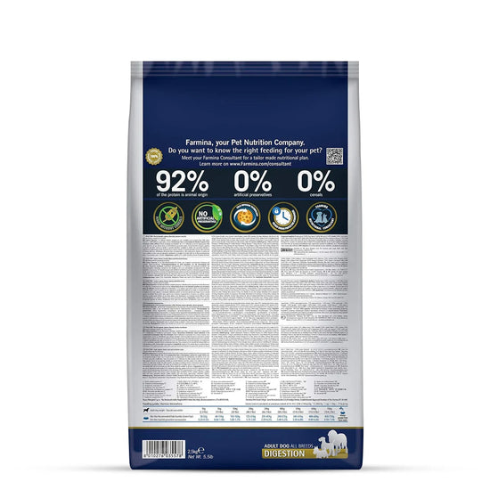 Farmina N&D Grain Free Quinoa Digestion (Lamb, Fennel & Mint) Dry Dog Food - All Breeds Adult - Zigly