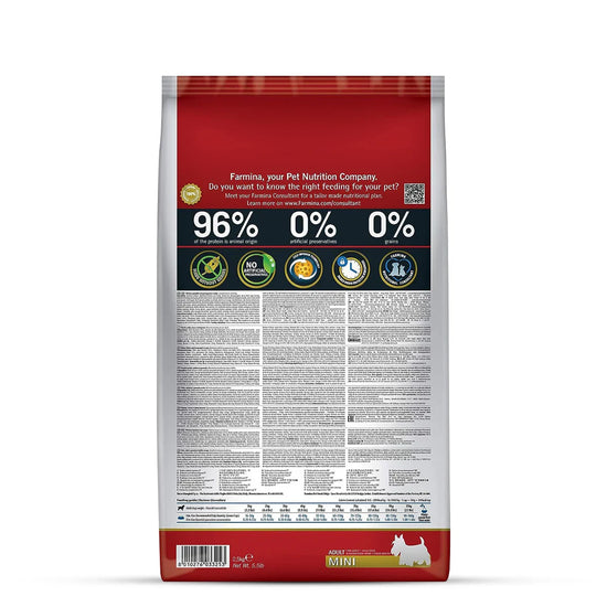 Farmina N&D Grain Free Pumpkin Chicken & Pomegranate Dry Dog Food - Mini Breed Adult - Zigly