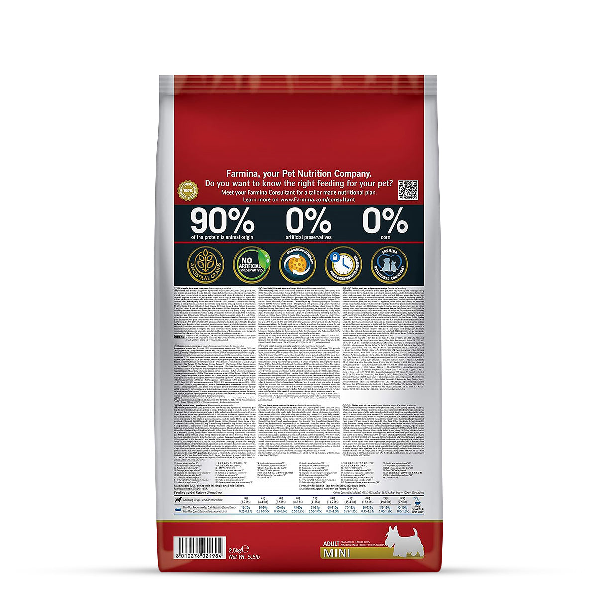 Farmina N&D Ancestral Grain Chicken & Pomegranate Mini Breed Adult - Dry Dog Food - Zigly