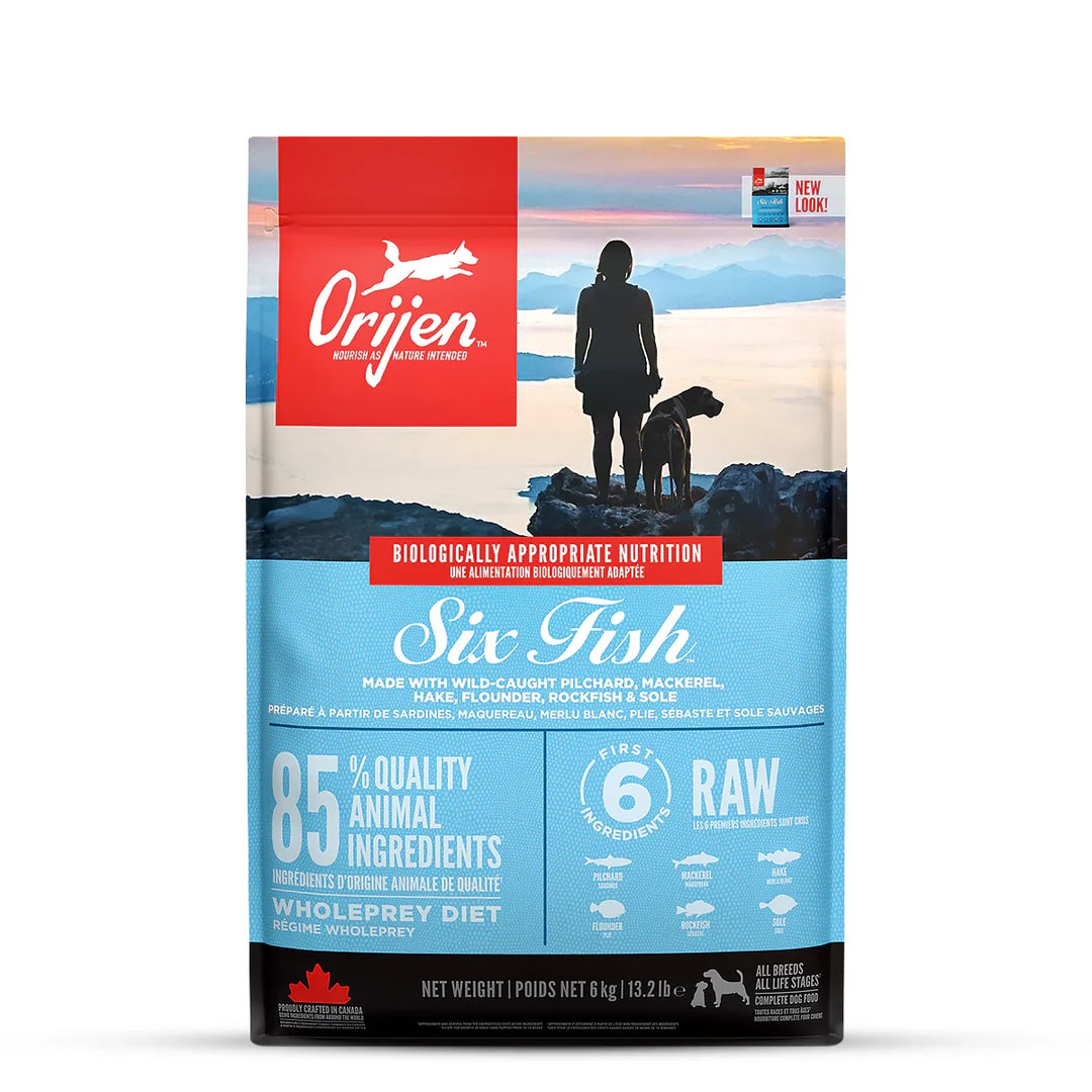 Orijen 6 Fish Dry Dog Food - All Breed & Ages - Zigly