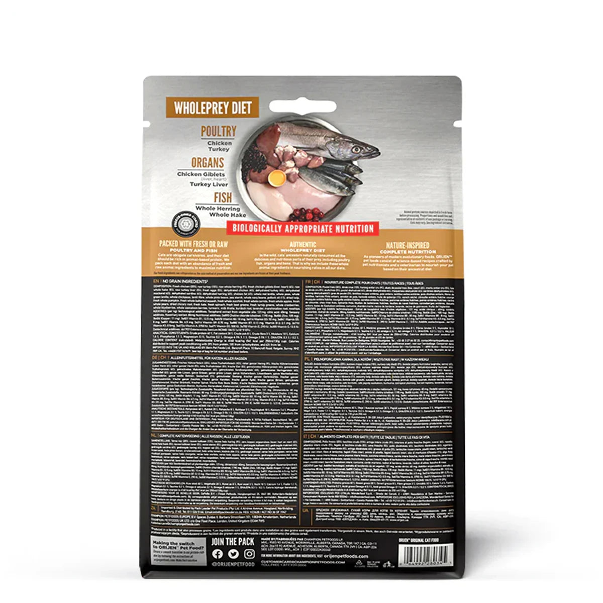 Orijen 85% Meat Cat & Kitten Dry Food - Zigly