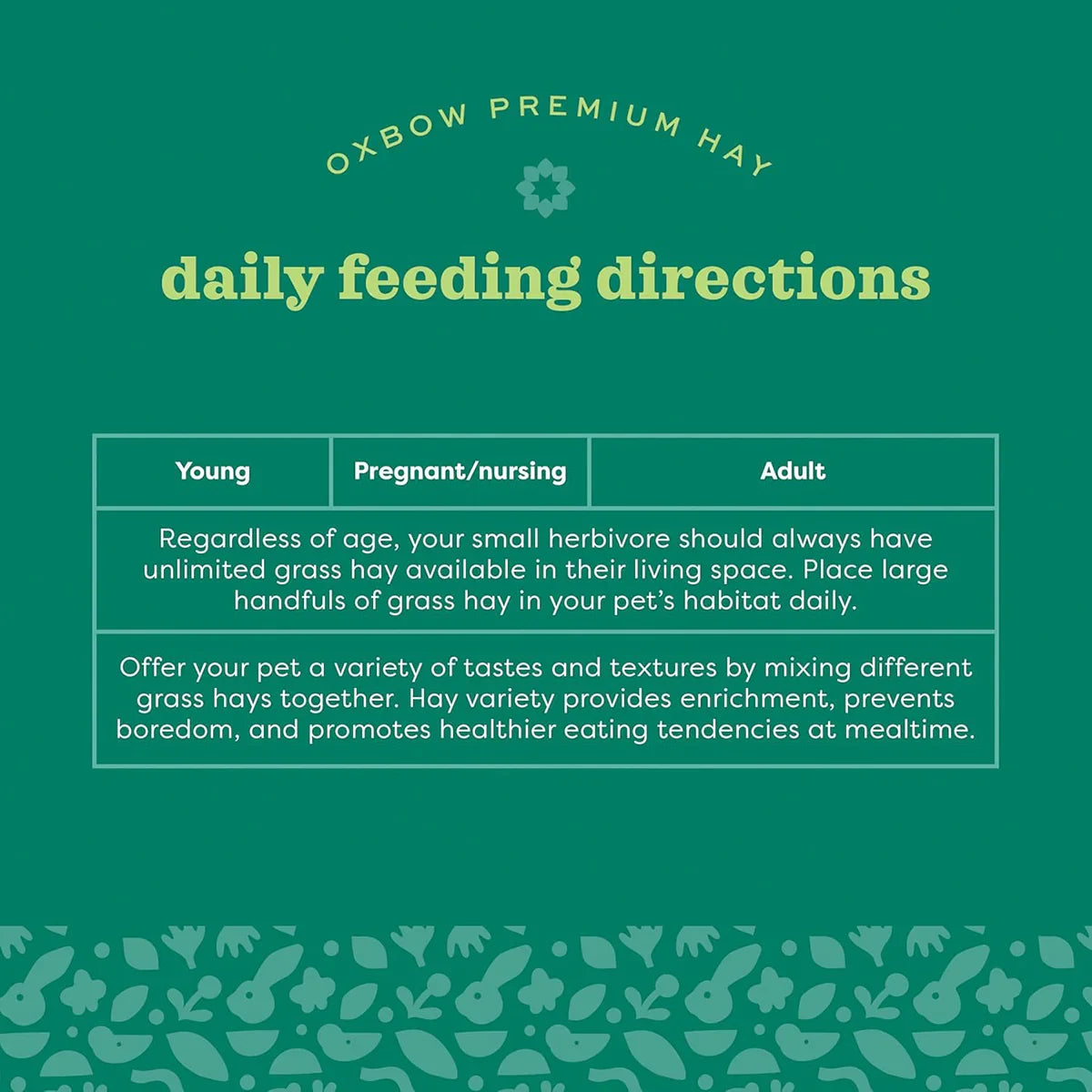 Oxbow Alfalfa Hay - 425g - Zigly