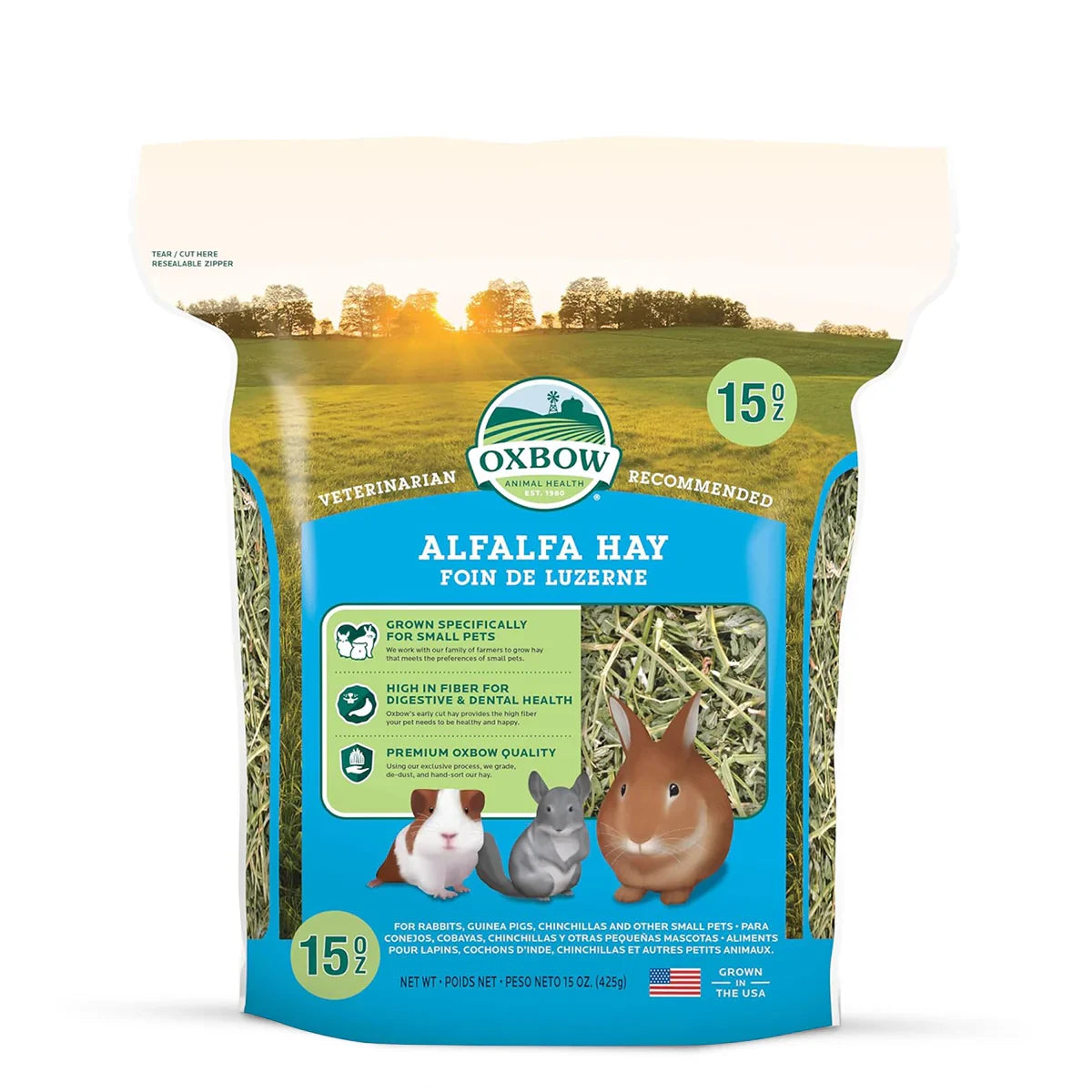 Oxbow Alfalfa Hay - 425g - Zigly