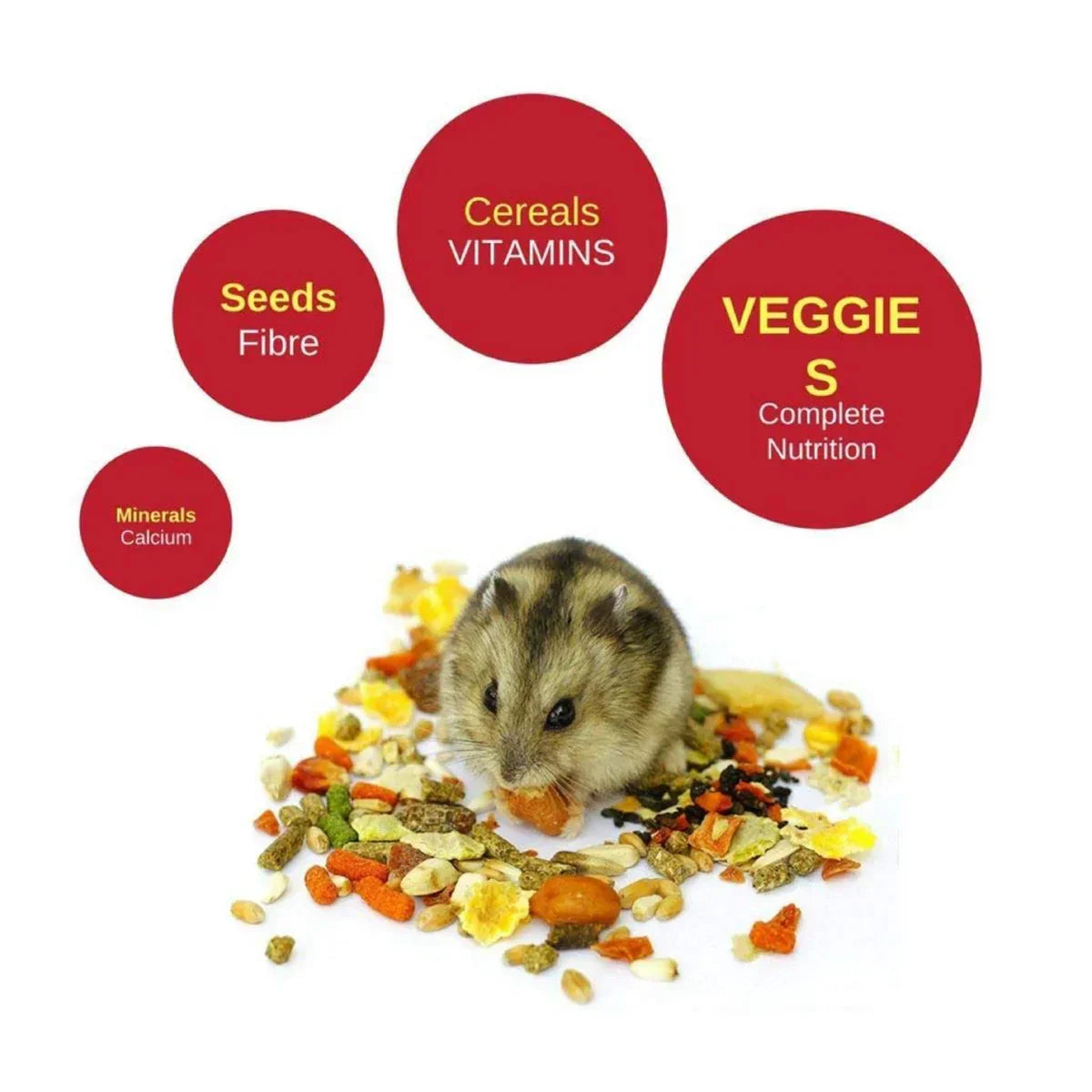 Vitapol Economic Small Animal Food For Hamster 1.2kg - Zigly