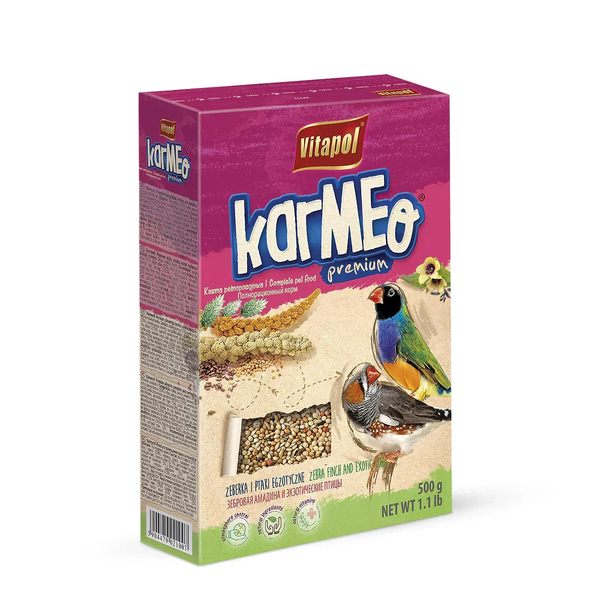 Vitapol Karmeo Premium Food For Zebra Finch - 500g - Zigly