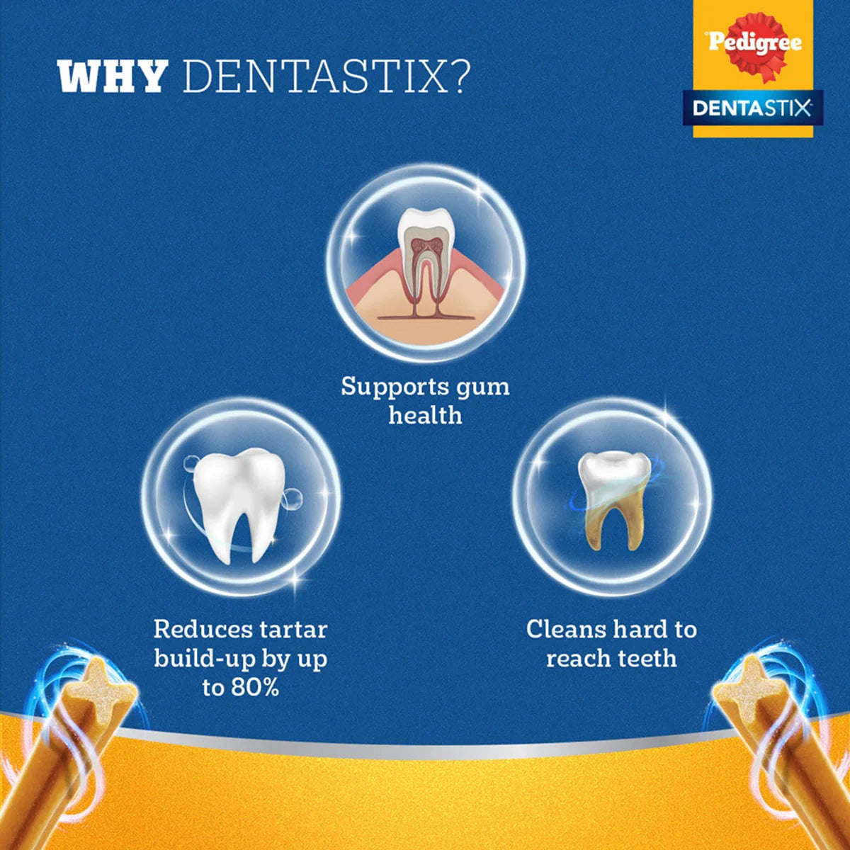 Pedigree Dentastix Oral Care Adult Dog Treat - Small Breed (5-10 kg) - Zigly