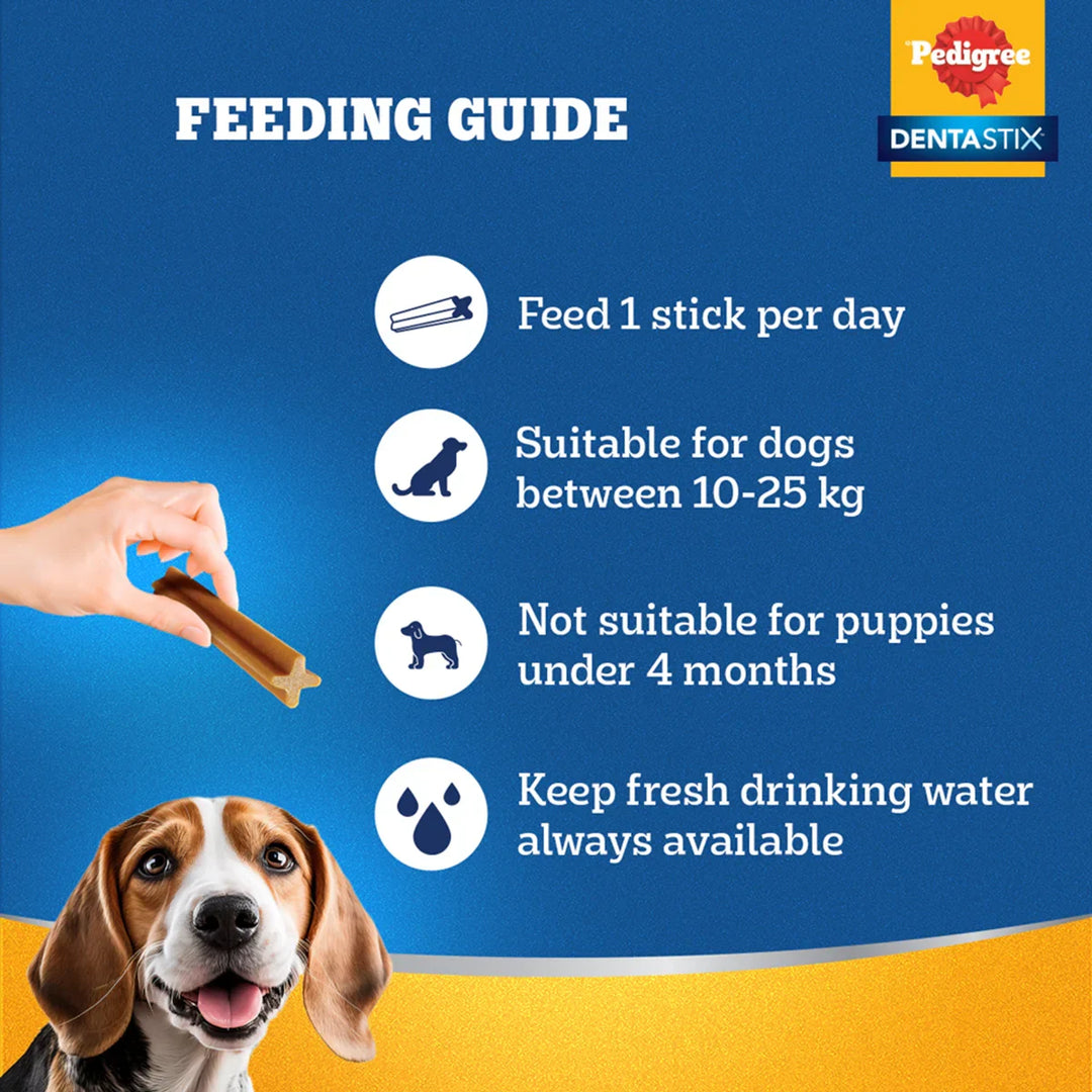 Pedigree Dentastix Oral Care Adult Dog Treat - Small Breed (5-10 kg) - Zigly