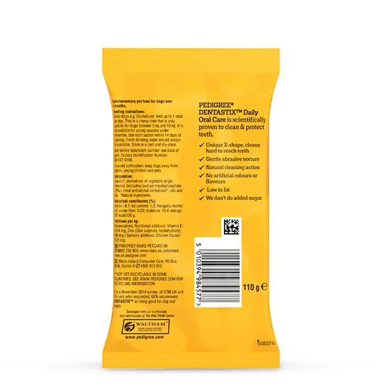 Pedigree Dentastix Oral Care Adult Dog Treat - Small Breed (5-10 kg) - Zigly