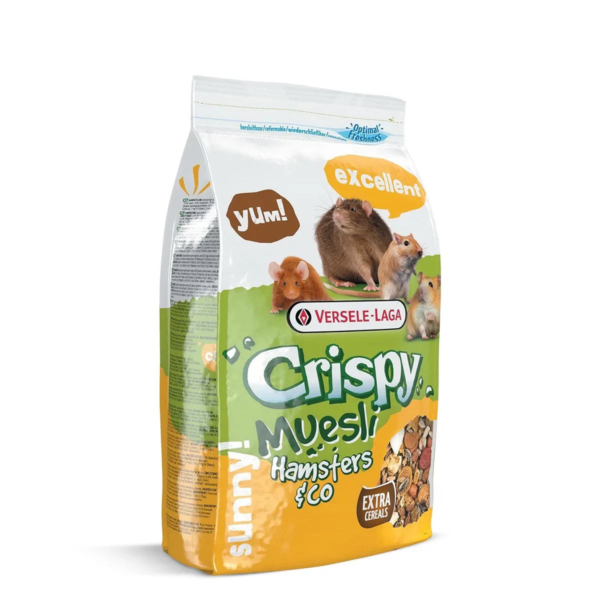 Versele Laga Small Animal Feed Crispy Muesli Hamsters & Co - 1kg - Zigly