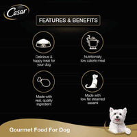 Cesar Premium Sasami & Vegetables (Gourmet meal) Wet Dog Food - All Breed Adult - 70g - Zigly