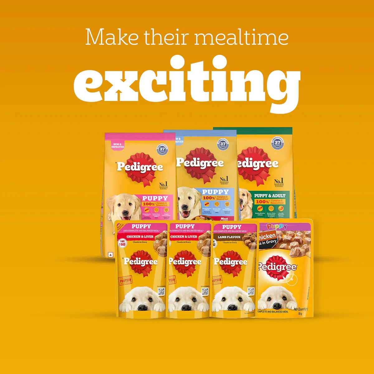 Pedigree Chicken & Milk Dry Dog Food - All Breed Puppy - Zigly