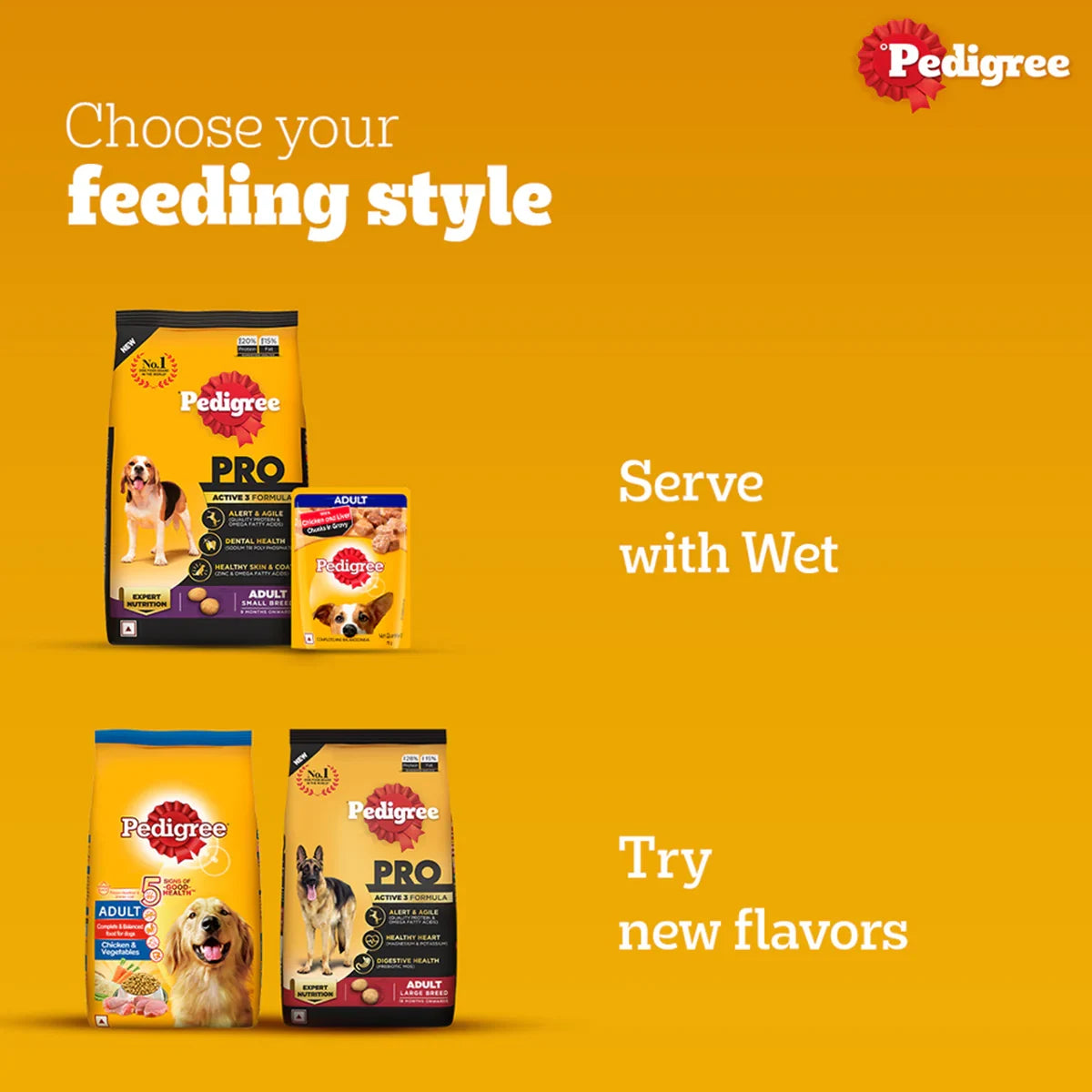 Pedigree PRO Expert Nutrition Adult Small Breed Dry Dog Food - 3kg - Zigly